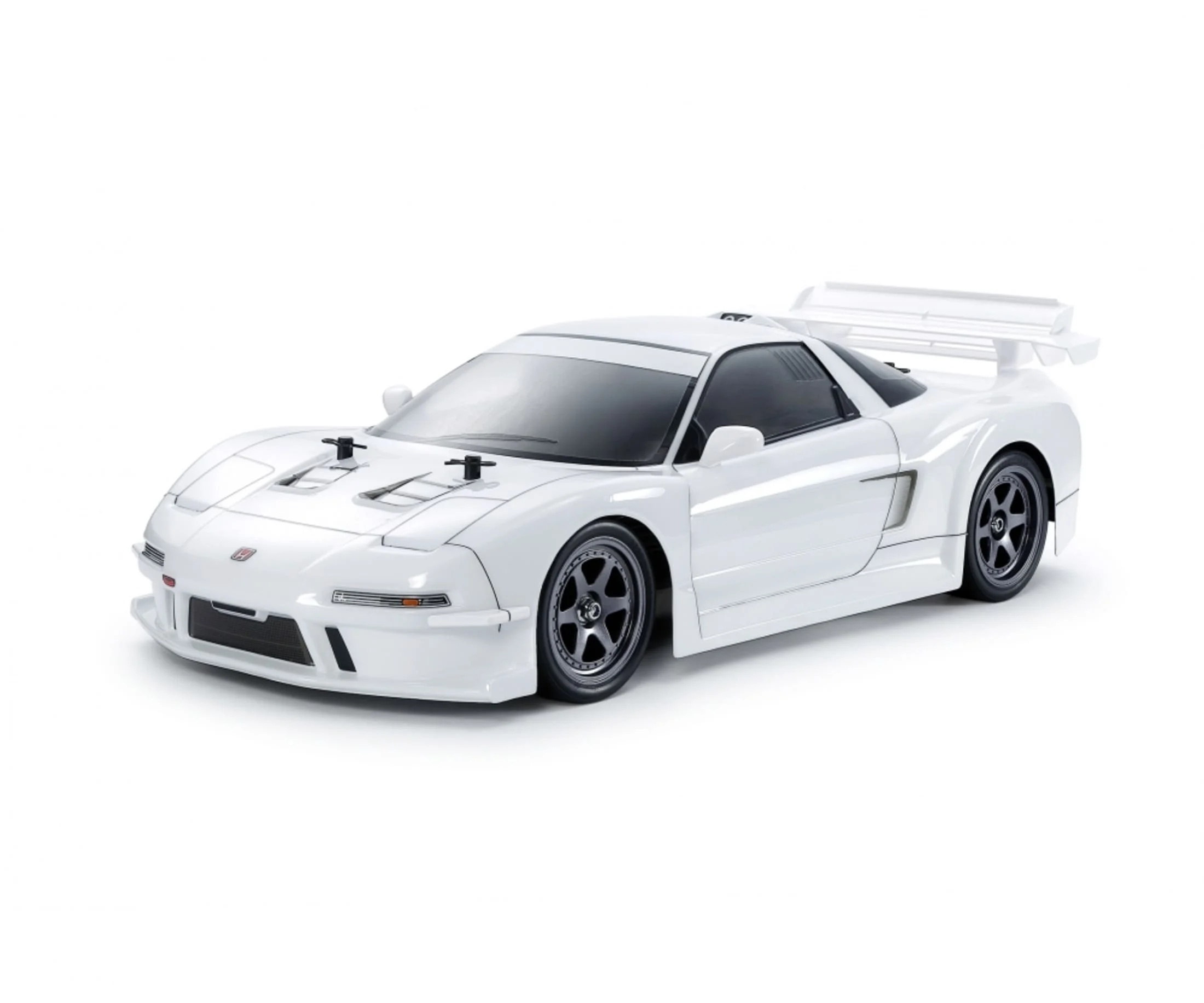 Tamiya 1:10 RC Honda NSX Racing TT-02 Weiss Bausatz Lackiert
