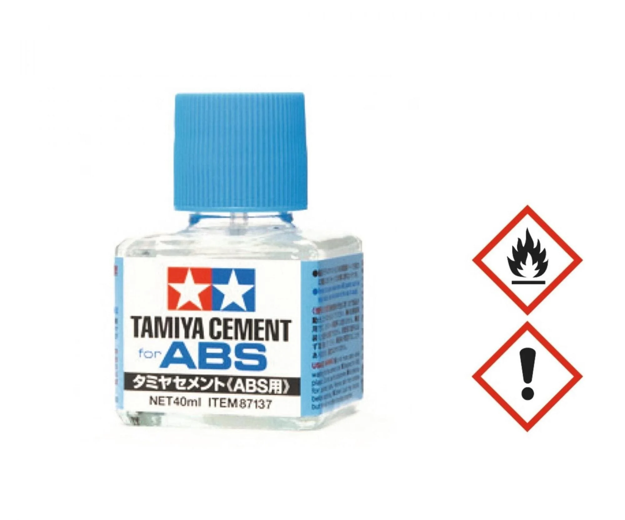 Tamiya ABS Plastikkleber 40ml - Hochwertiger Kleber für ABS-Kunststoffteile