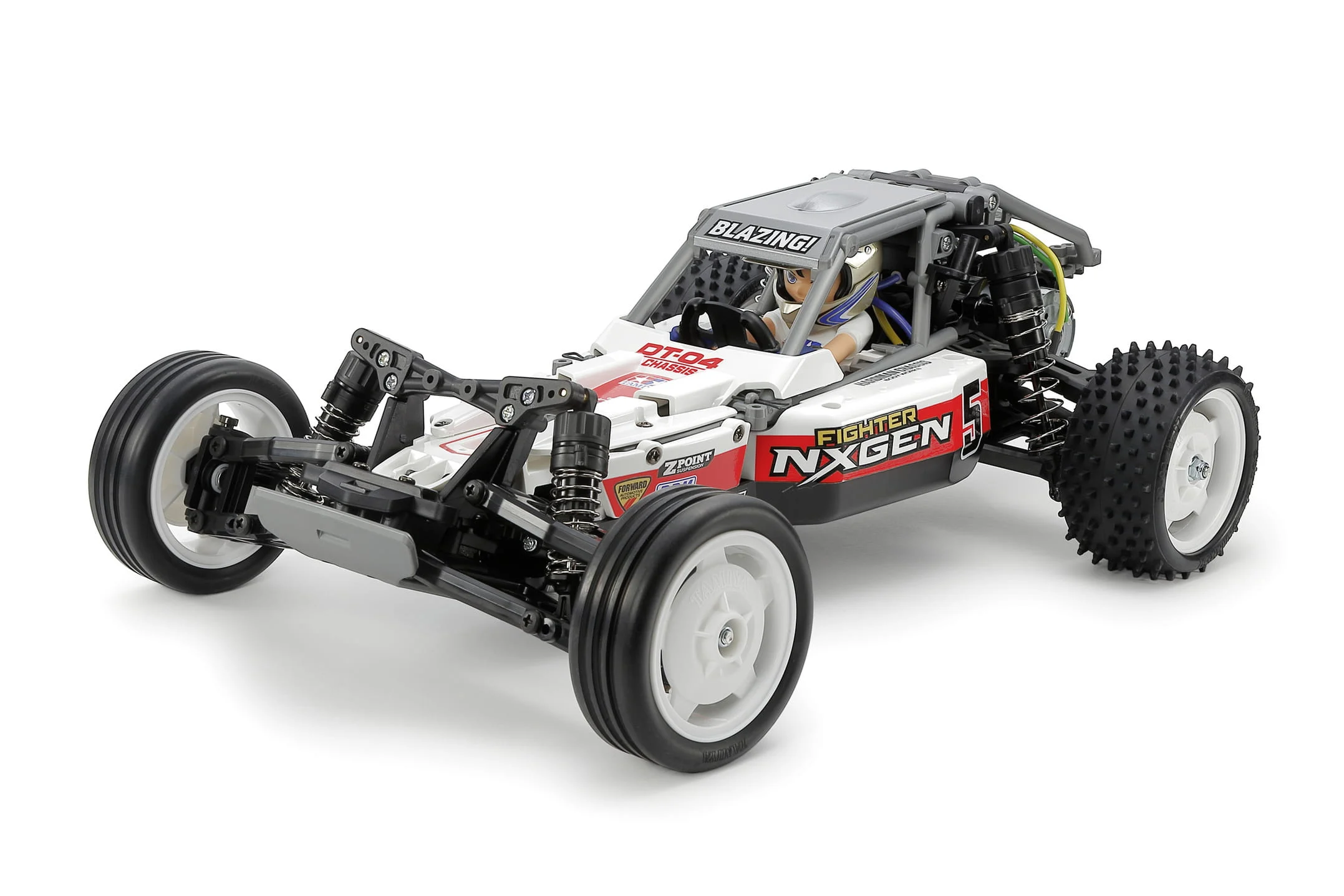 Tamiya DT-04 NXGEN Buggy 1:10 Bausatz - 2WD Heckantrieb, Robustes Chassis, 2 Radstände