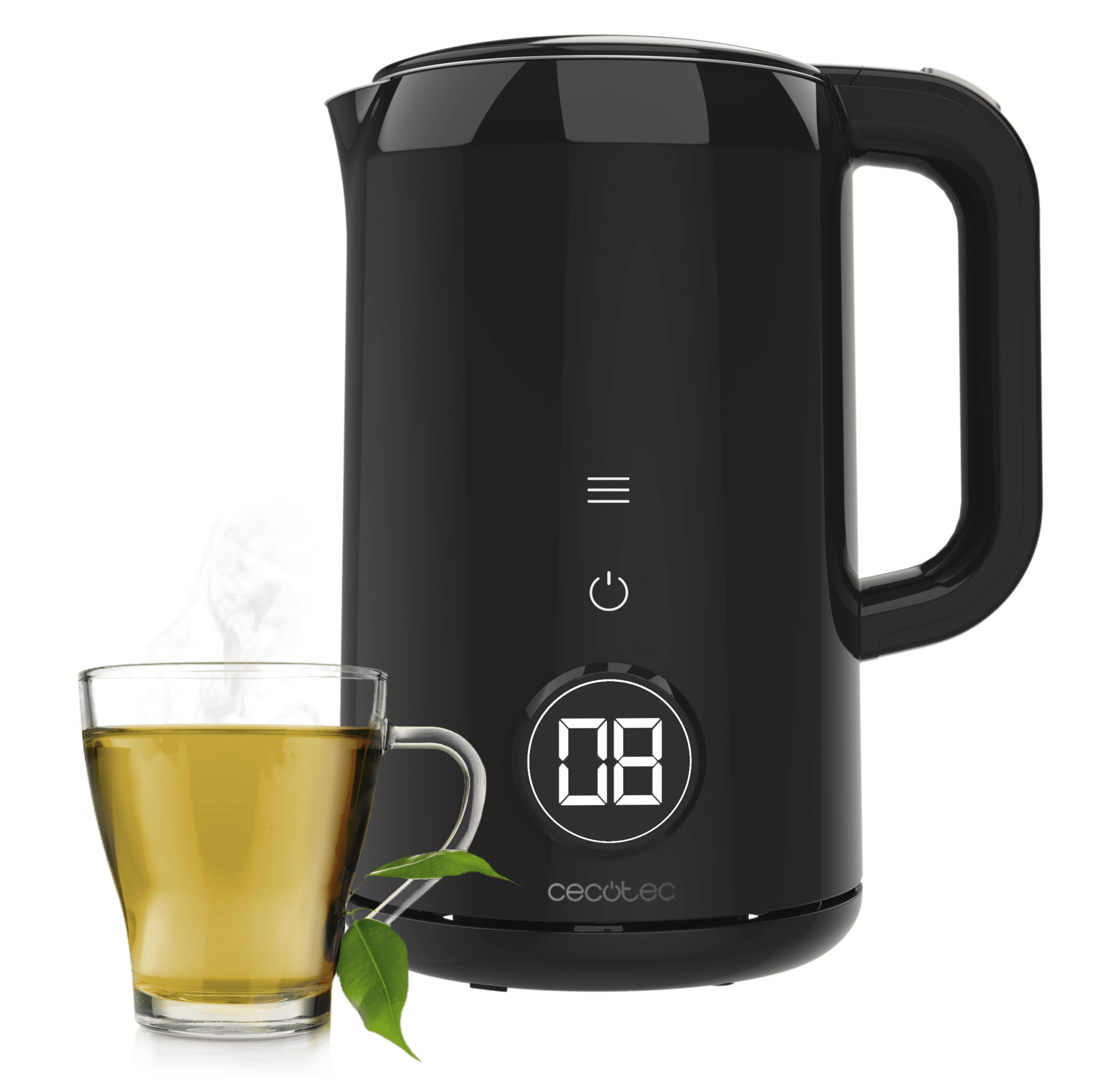 Thermosense 600 Touch Neo Wasserkocher mit einem Fassungsvermögen von 1,7 Litern, Digital Display und 2200 Watt.