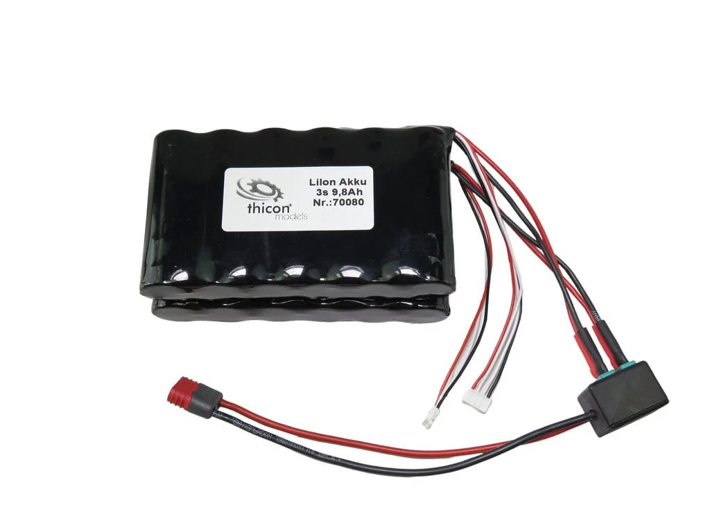 Thicon Doppel-Fahrakku 11,1V 19,6Ah LiIon mit T für Minenbagger