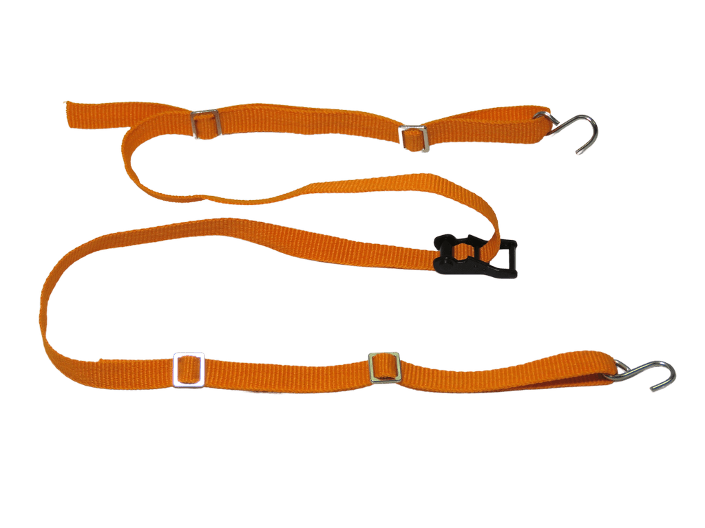 Thicon Verzurrgurt/Spanngurt Textil in orange mit Metall-Spanner