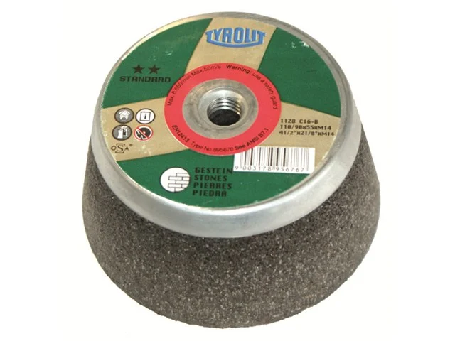 Topf Schleifstein 110/90 x 55 x M14 C16-B