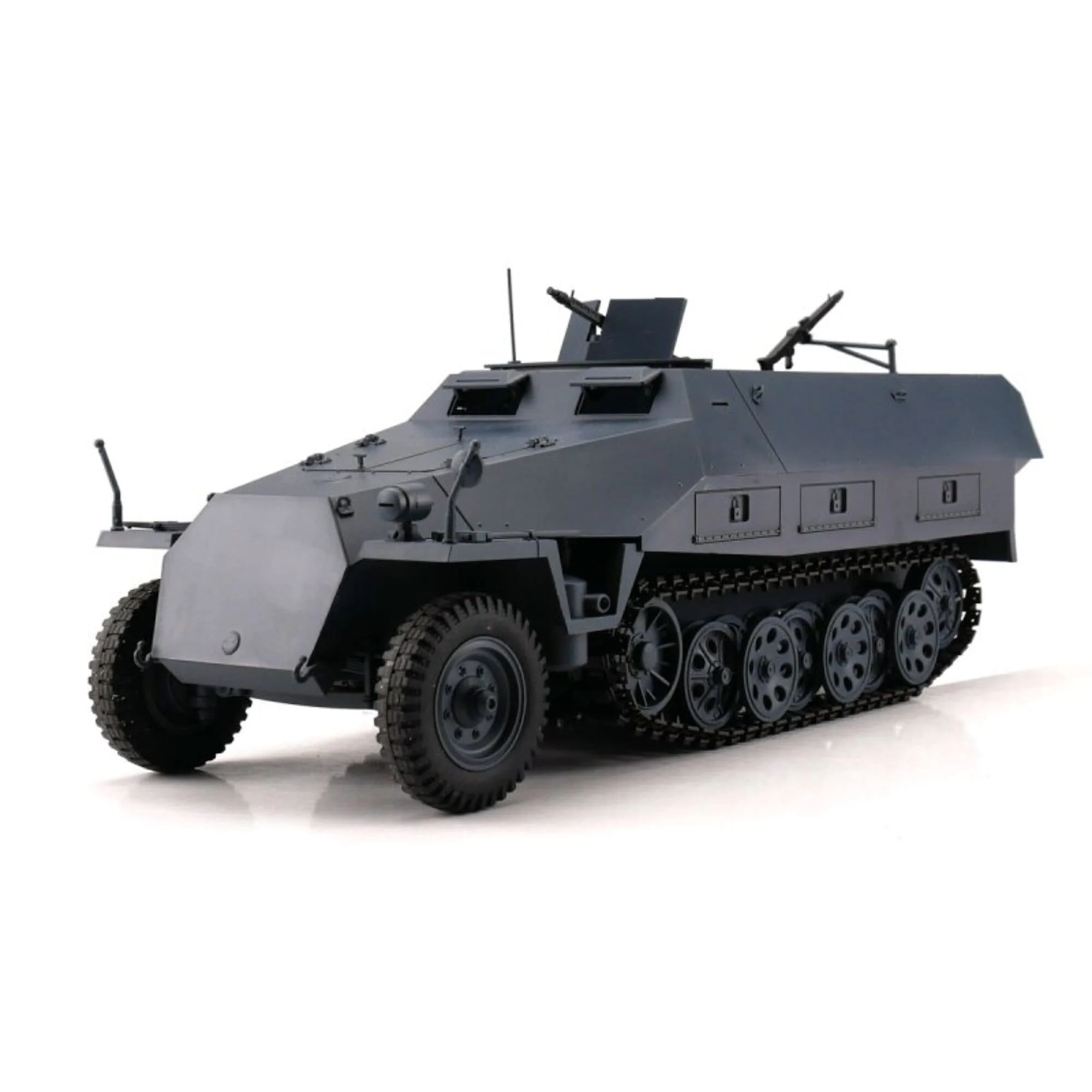 Torro 1:16 RC Sd.Kfz. 251/1 Schützenpanzerwagen Halbkettenfahrzeug Grau