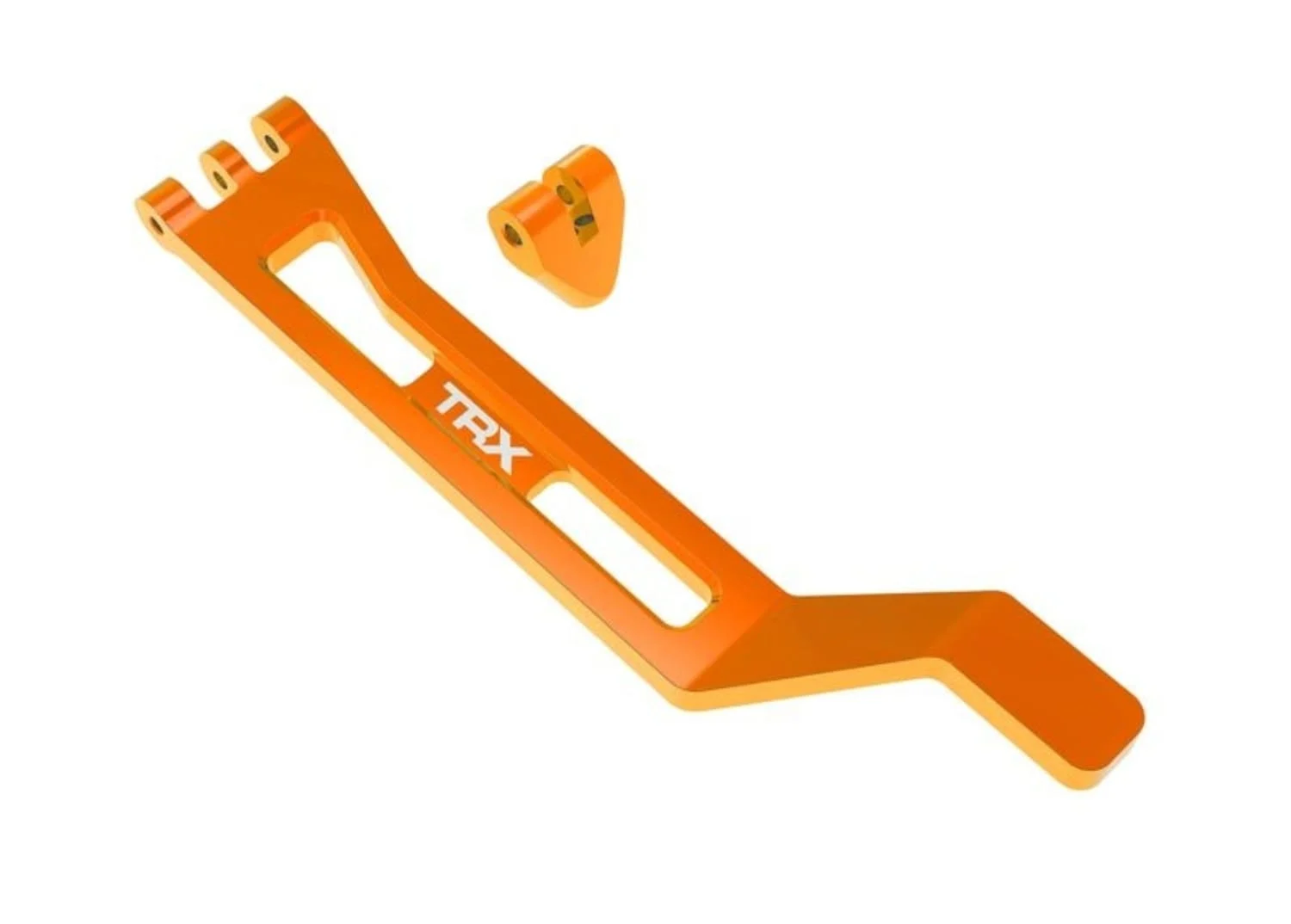 Traxxas Akku-Halter-Strebe Alu orange