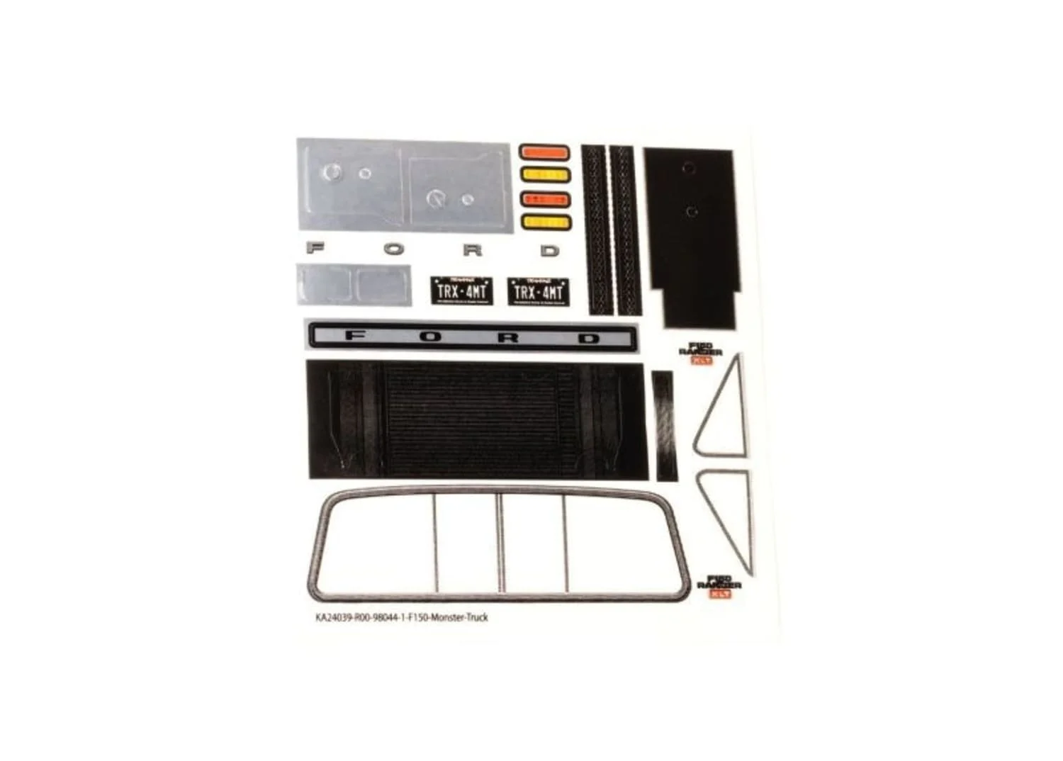 Traxxas Aufkleberbogen Chevy K10