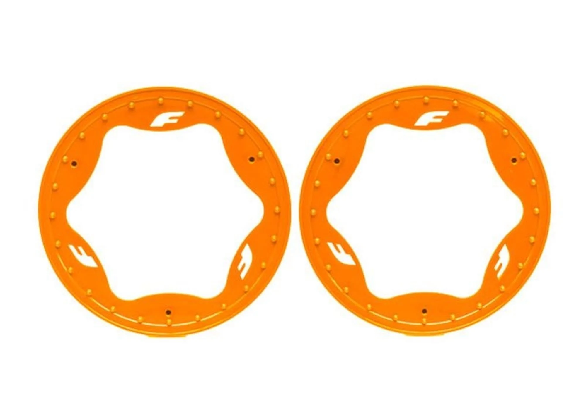 Traxxas Beadlock-Ringe hi orange für Funco