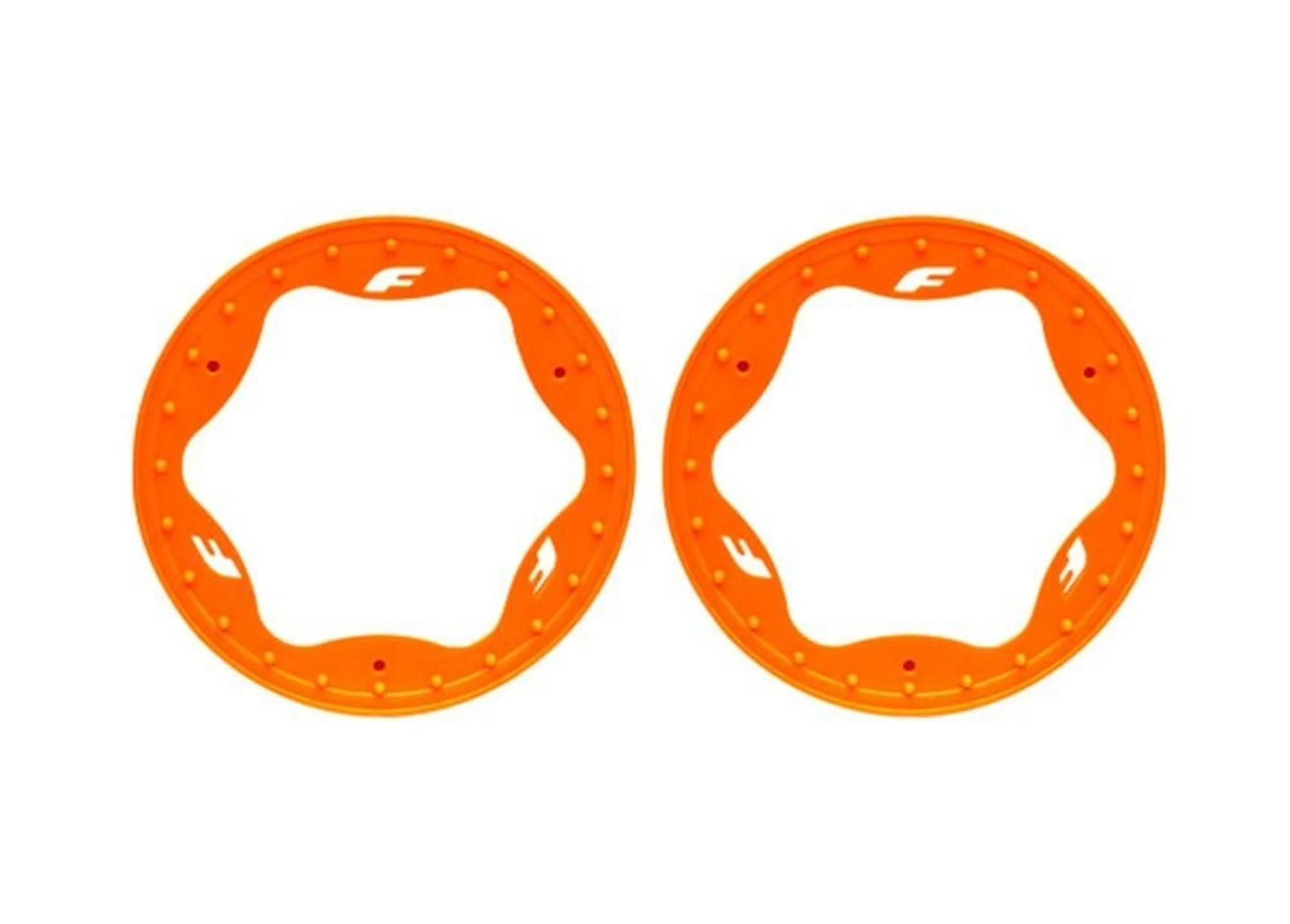 Traxxas Beadlock-Ringe vo orange für Funco