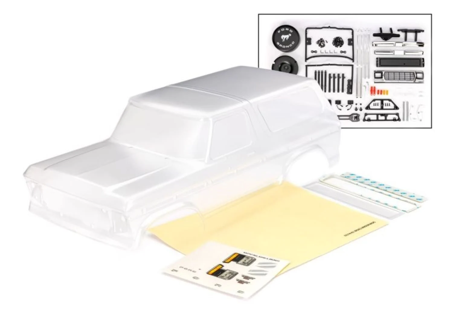 Traxxas Karosserie Ford Bronco 1979 klar/unlackiert