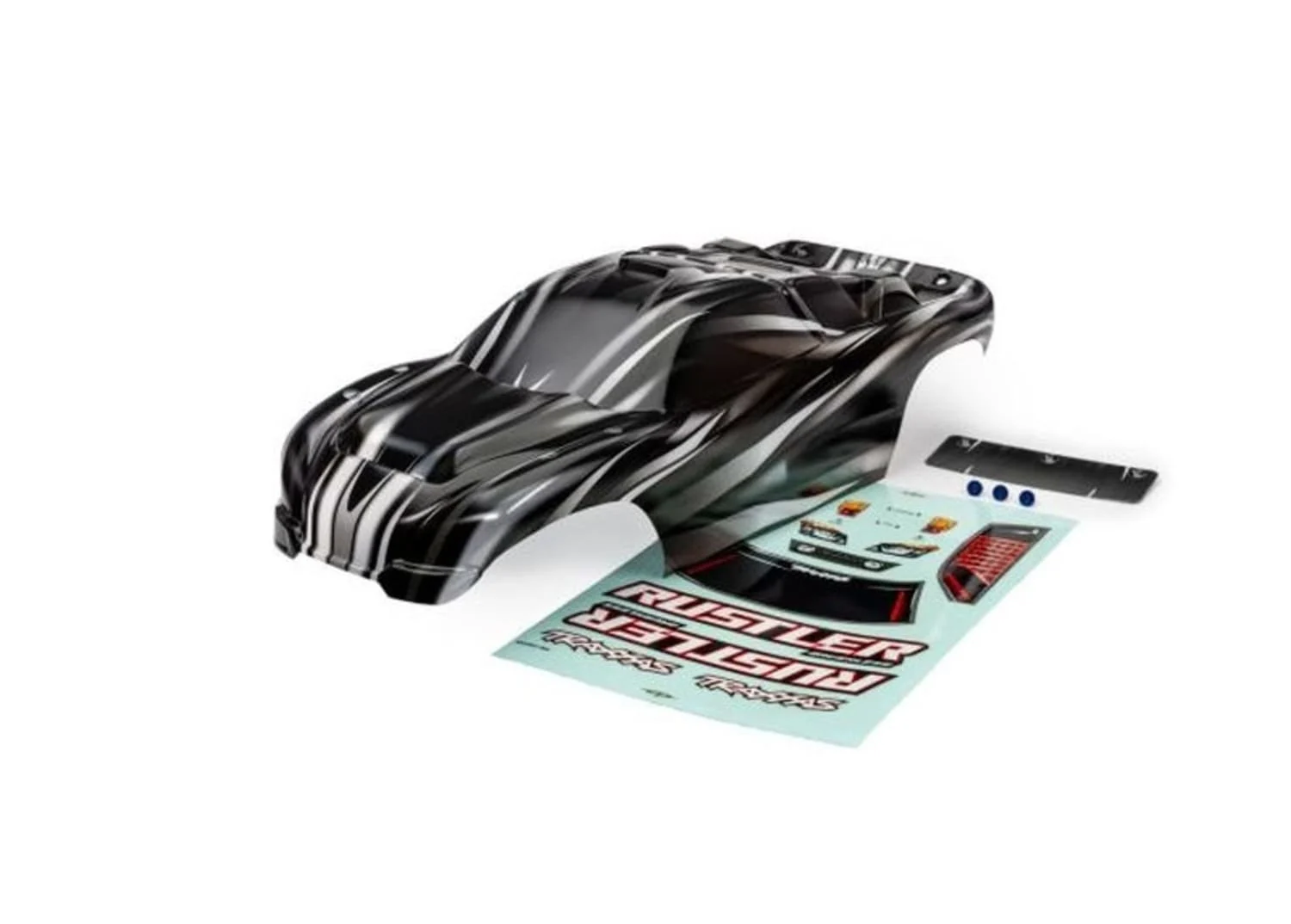 Traxxas Karosserie Rustler Prographix mit Aufkleber