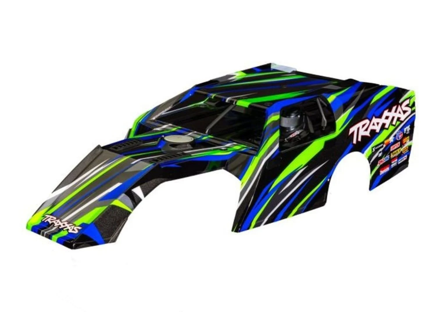 Traxxas Karosserie Slash Modified komplett grün
