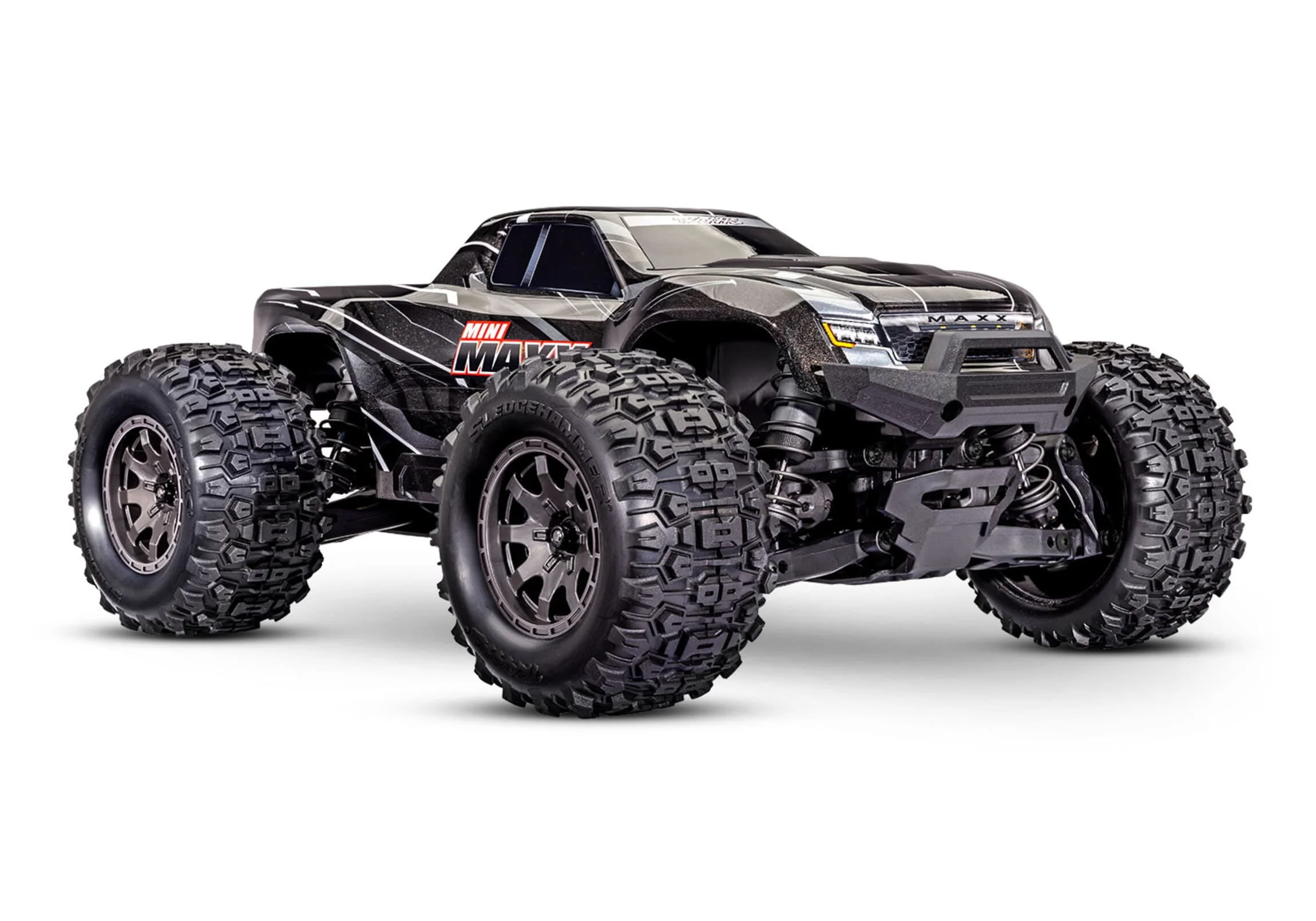 Traxxas Mini Maxx BL 2S HD 4WD Monstertruck RTR, Akku, Lader Schwarz