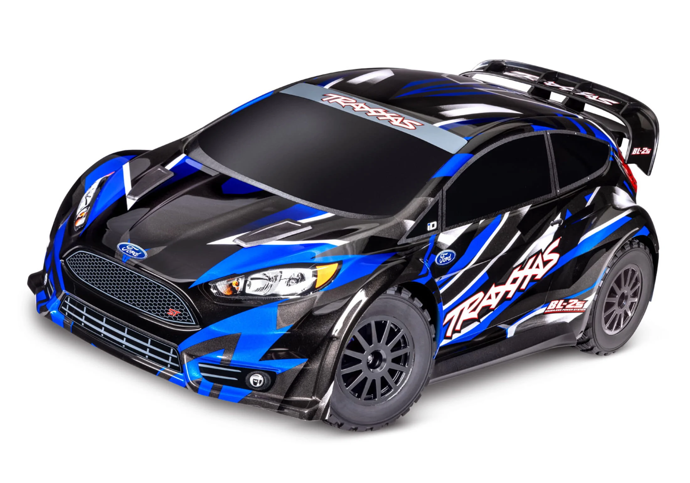 Traxxas RC Ford Fiesta ST 4x4 Brushless 2S Rally RTR 1:10 blau