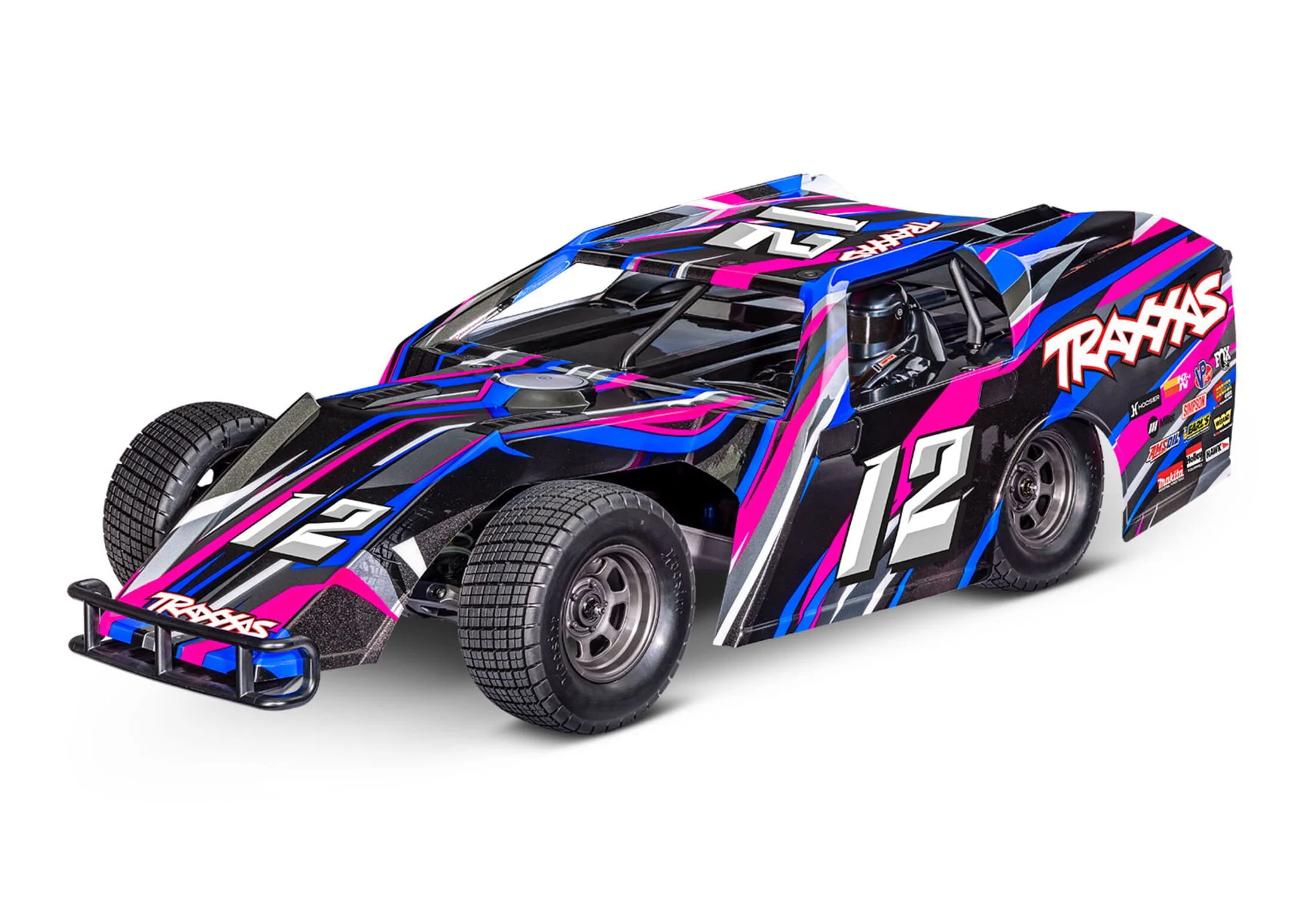 Traxxas RC Slash Mudboss BL-2S Dirt Oval Racer 1:10 RTR Pink