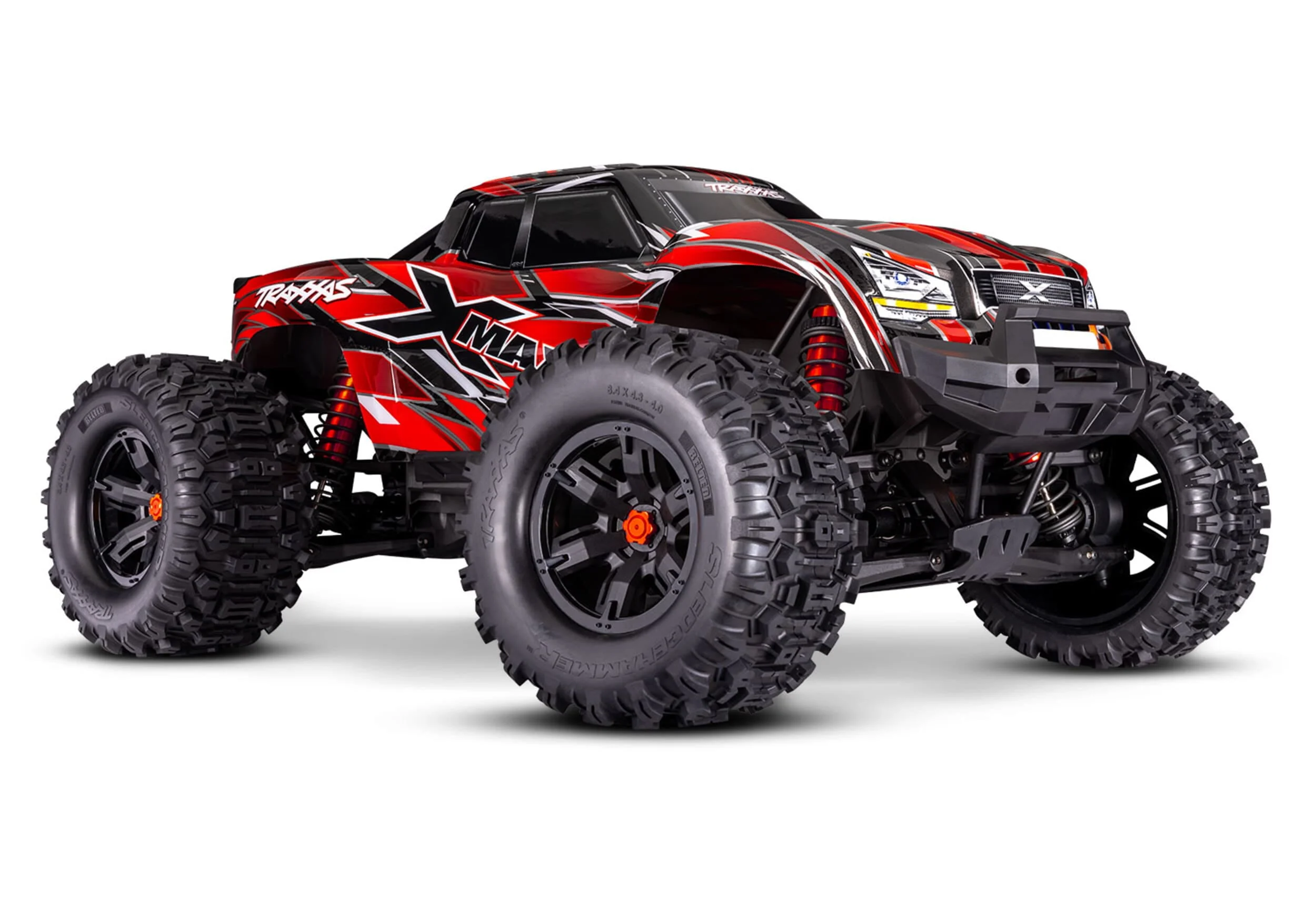 Traxxas RC X-Maxx 4x4 Monstertruck Belted 1:7 RTR Rot 2025 Upgrade Reifen & Servo