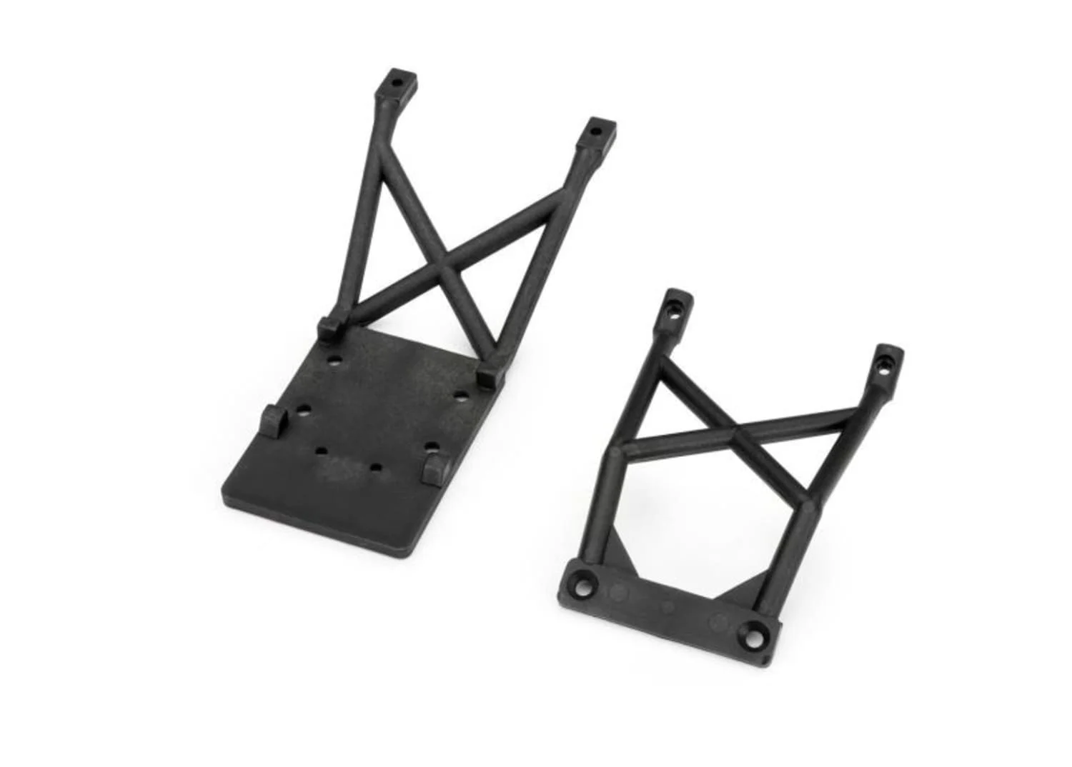 Traxxas Skid-Platten v/h schwarz