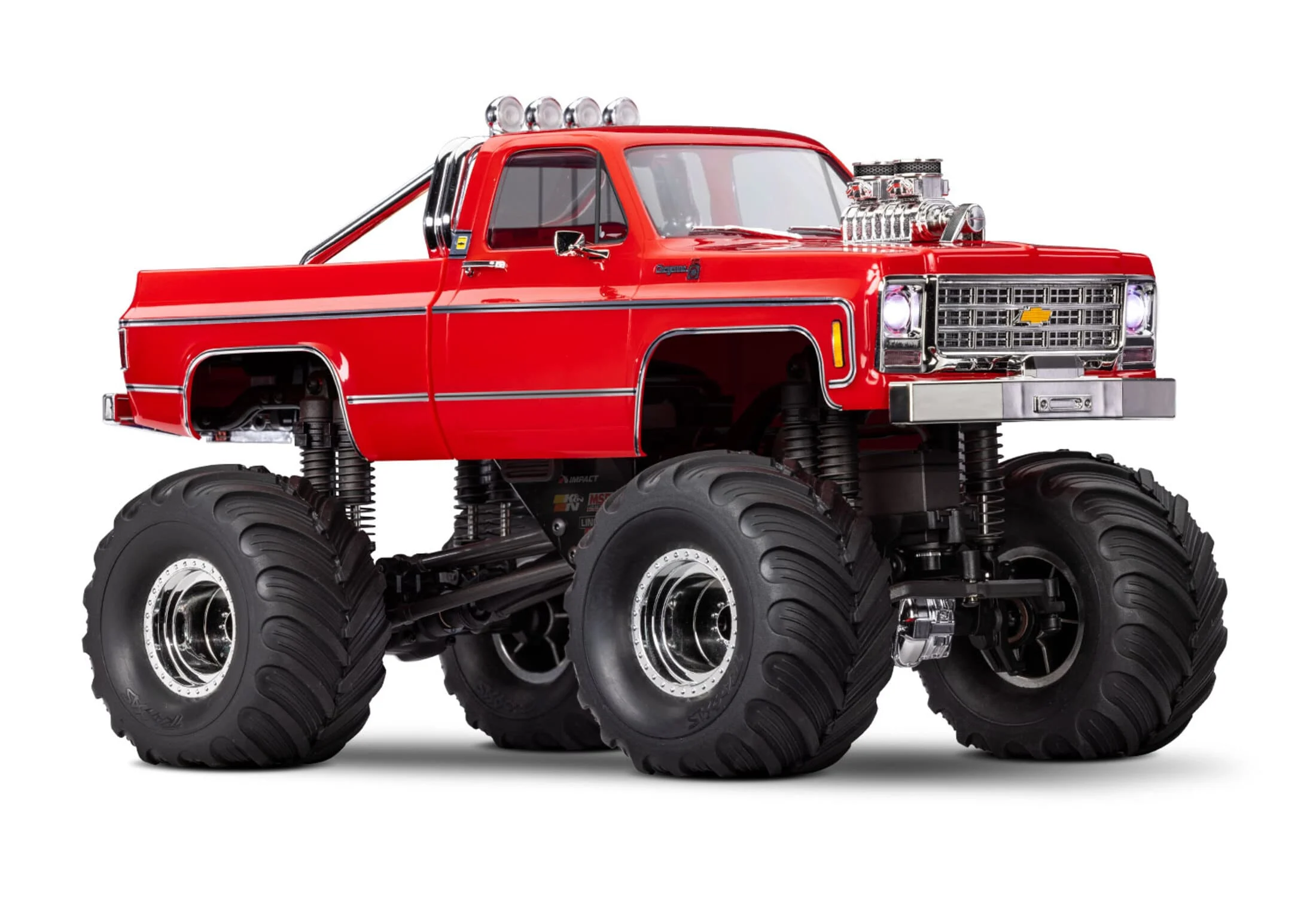 Traxxas TRX-4MT Chevy K10 Monstertruck 4x4 1:18 RTR Rot
