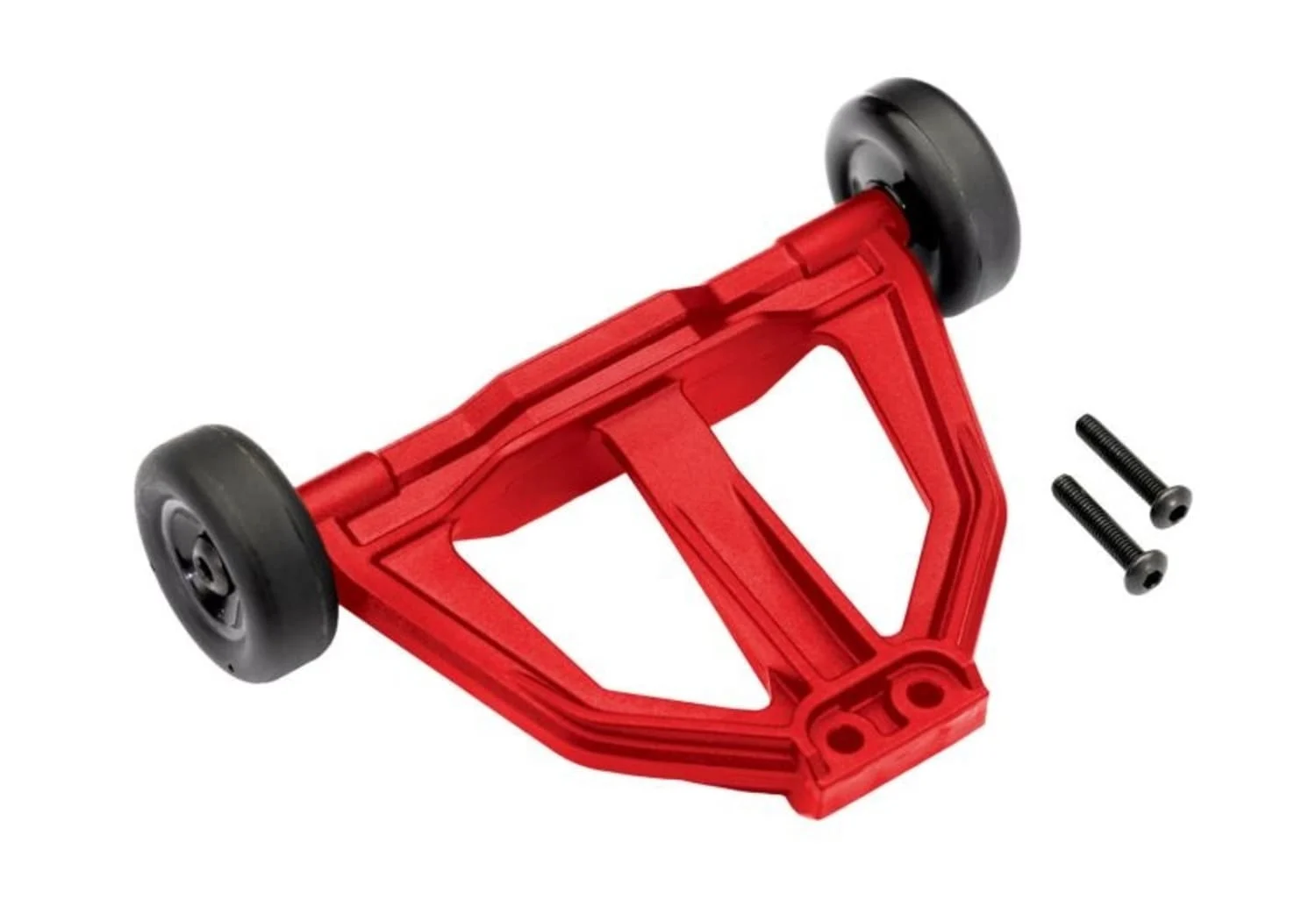 Traxxas Wheelie bar montiert rot