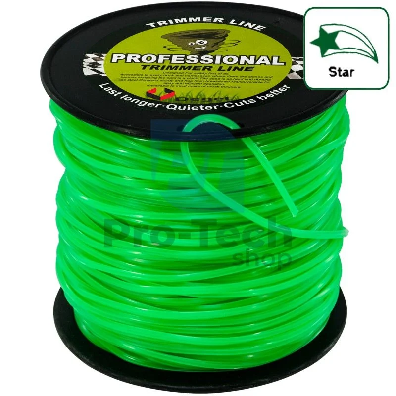 Trimmerschnur 2,7mm 100m Fünfeck 13196