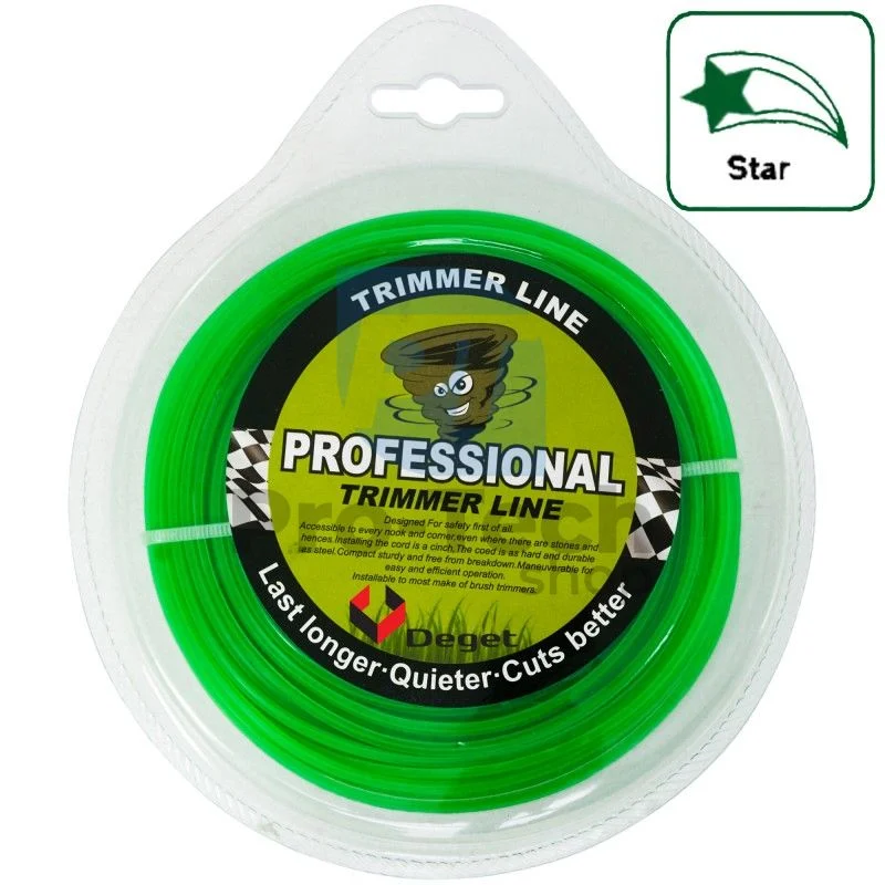 Trimmerschnur 2,7mm 50m Fünfeck 13192