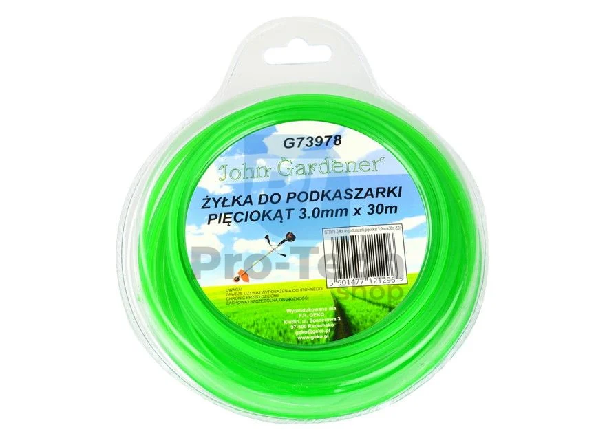 Trimmerschnur 3,0mm 30m fünfeckig 04613