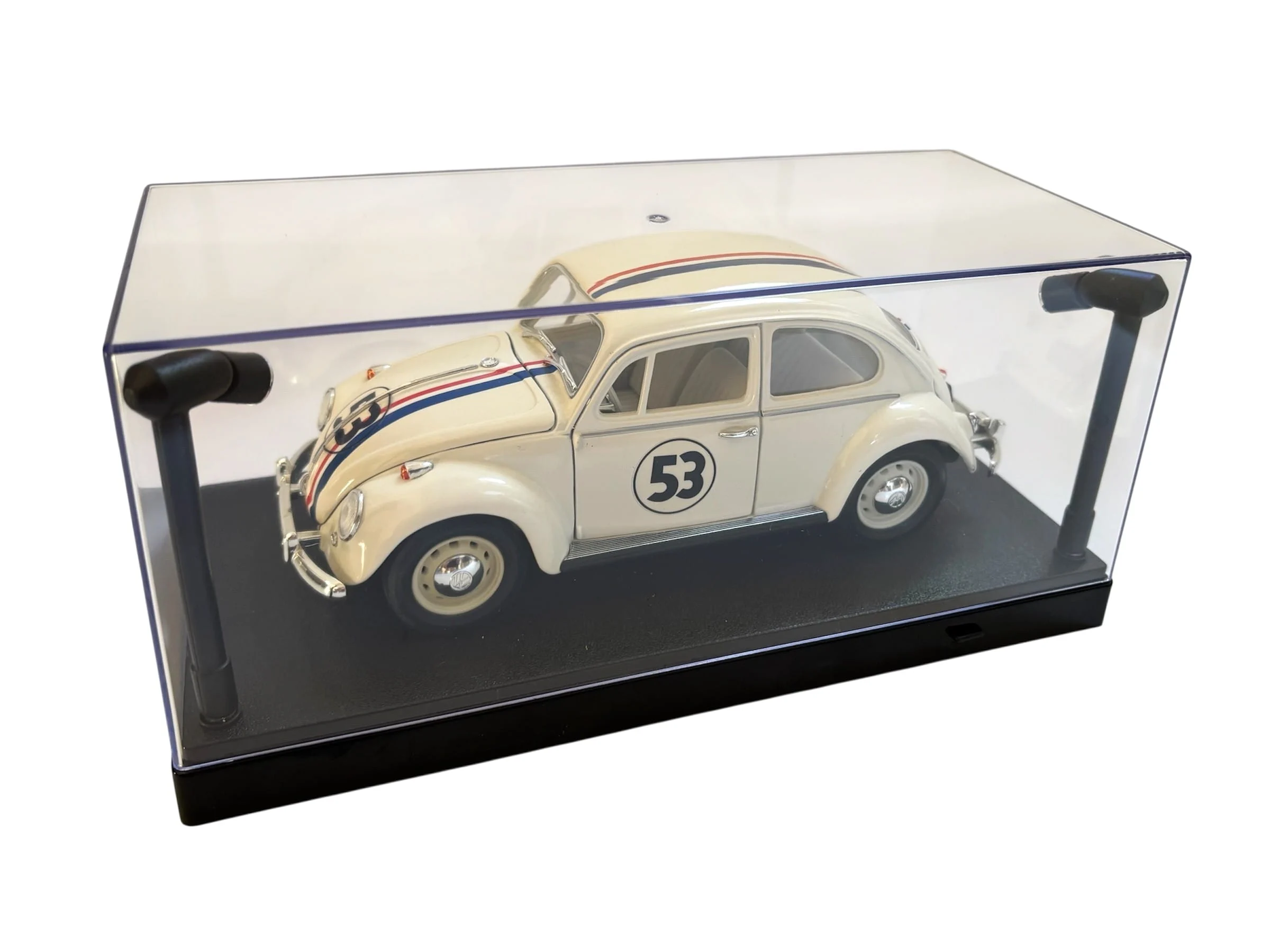 Triple9 LED-Vitrine Schwarz 1:43/1:64 mit Bühne