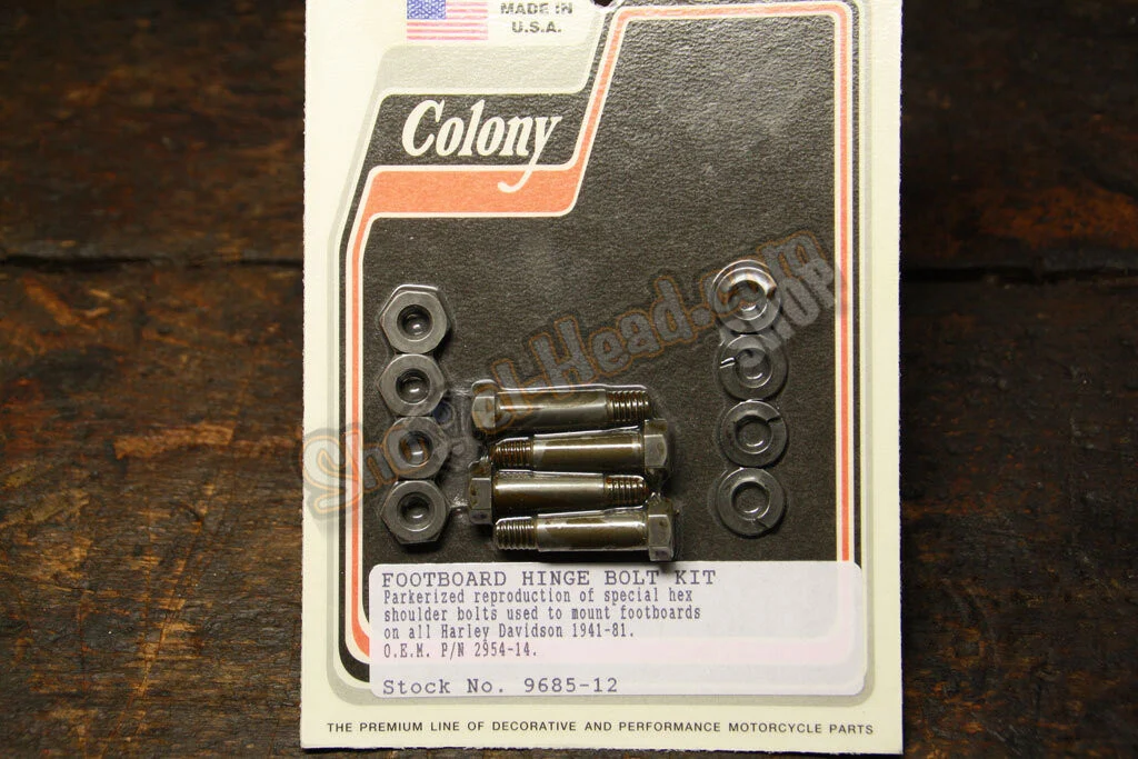 Trittbrett-Schraubensatz, parkerisiert, BT 41-81