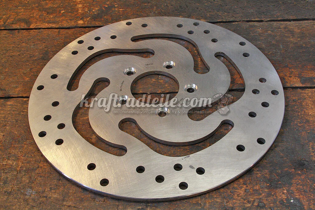 TRW Bremsscheibe, OEM Style "Swept", E-geprüft, HINTEN links, Sportster 00-10