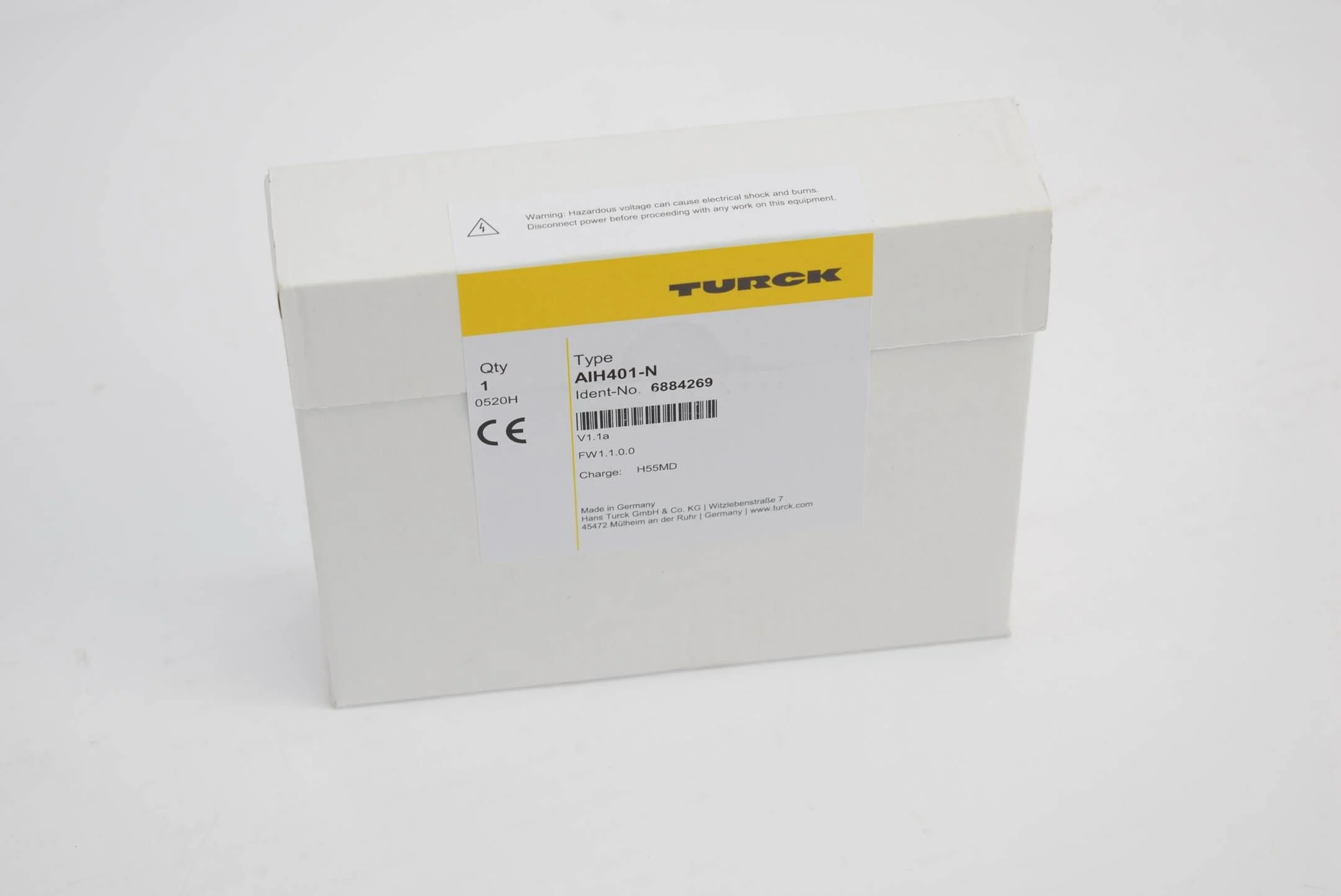 Turck 4 Kanal AI Hart AIH401-N 6884269 ( 0520H ) Charge: H55MD