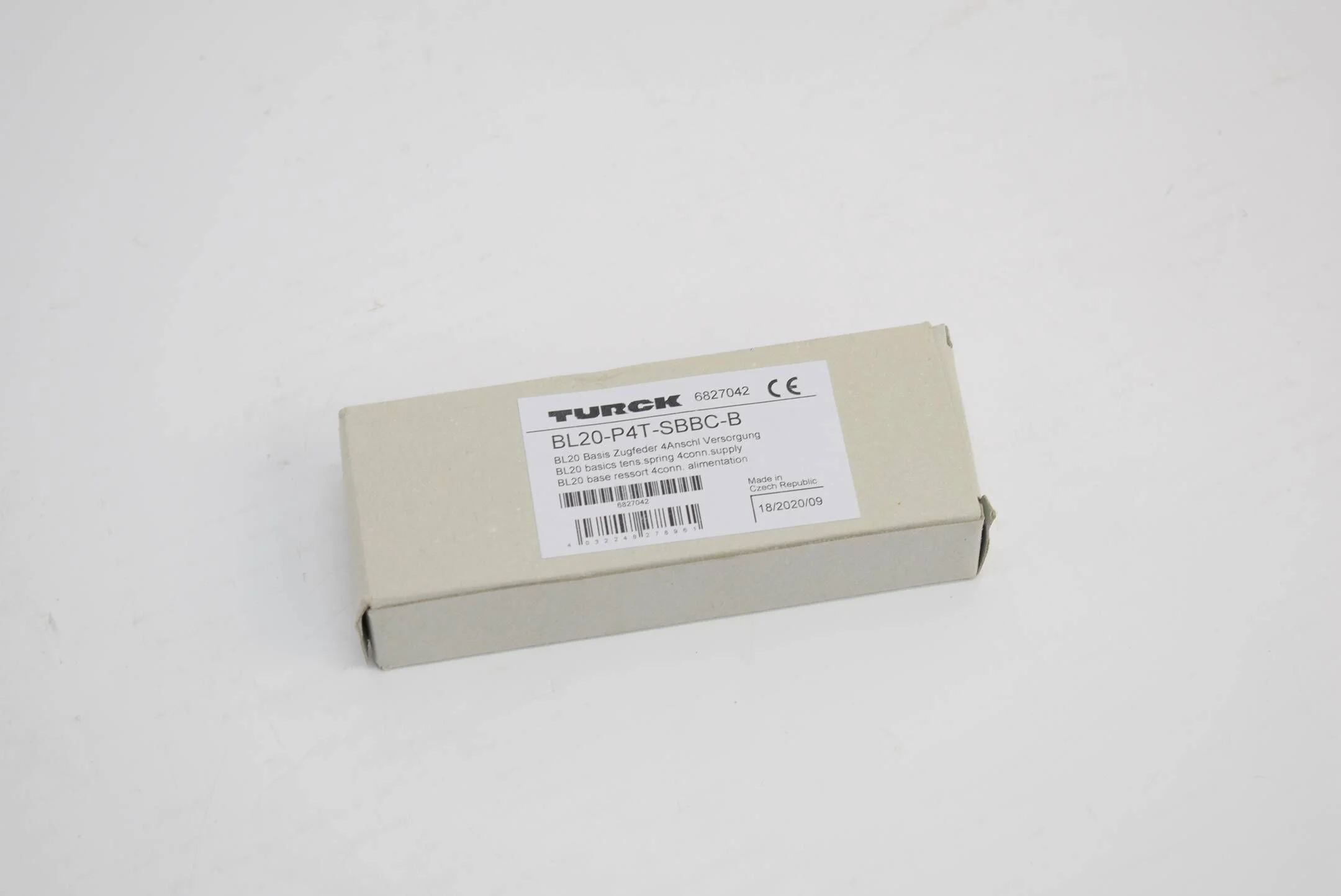 Turck Basis Zugfeder 4 Anschluss Versorgung BL20-P4T-SBBC-B 6827042