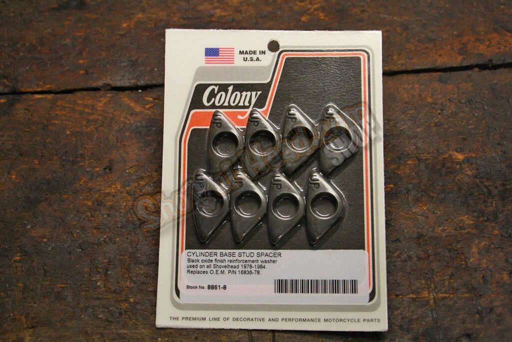 U-Scheiben für Zylinderfußmuttern, 1340er Shovel, 78-84, brüniert