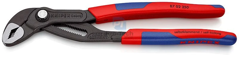 Verstellbare Cobra-Zange 250 mm mit Mehrkomponentengriffen KNIPEX 08414