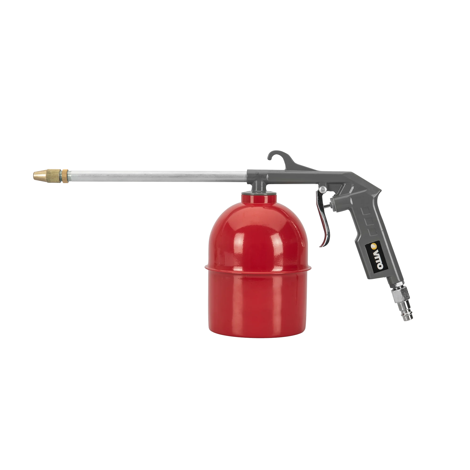 VITO Druckluft Sprühpistole mit Saugbecher 1000 ml - Reinigungspistole Waschpistole Spritzpistole - VIPLV