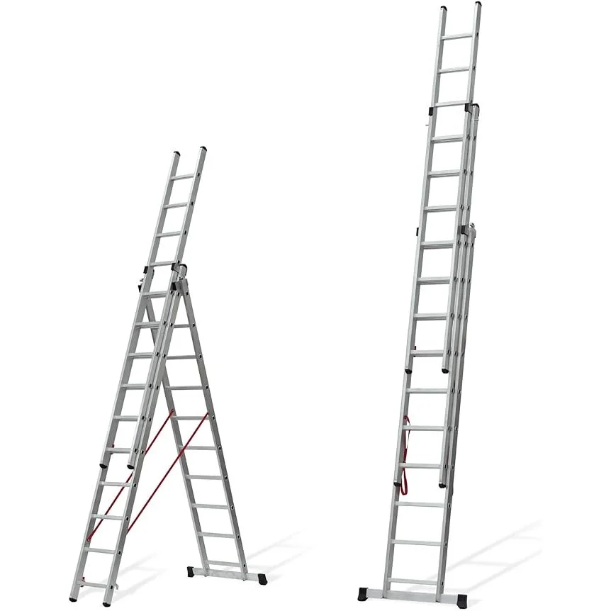 VITO Kombileiter aus Aluminium 3x21 - Mehrzweckleiter 3-teilig - VIETQ6