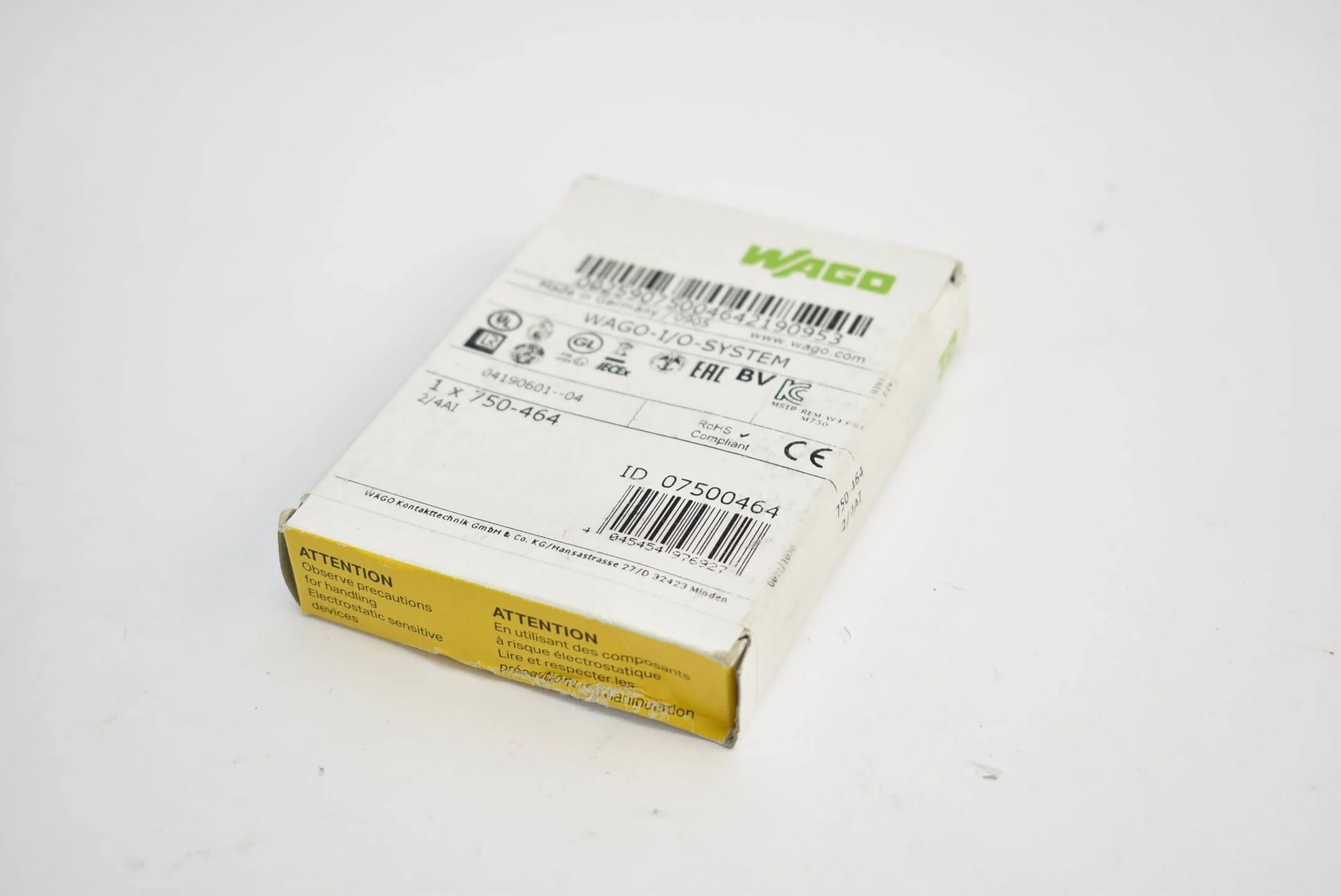 Wago 2/4-Kanal-Analogeingang Widerstandsmessung, einstellbar 750-464