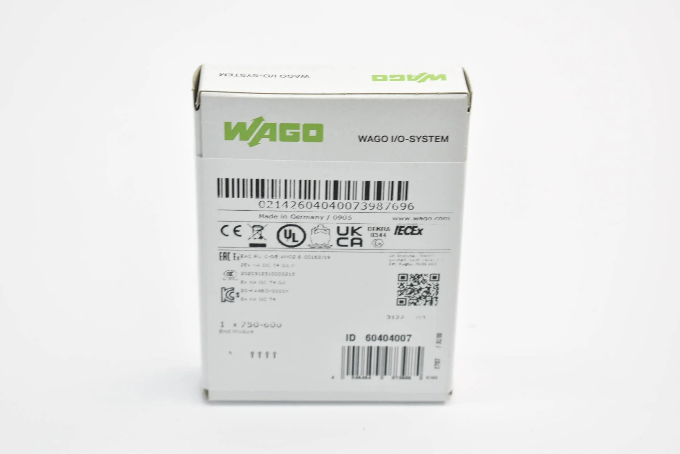 Wago Endmodul 750-600