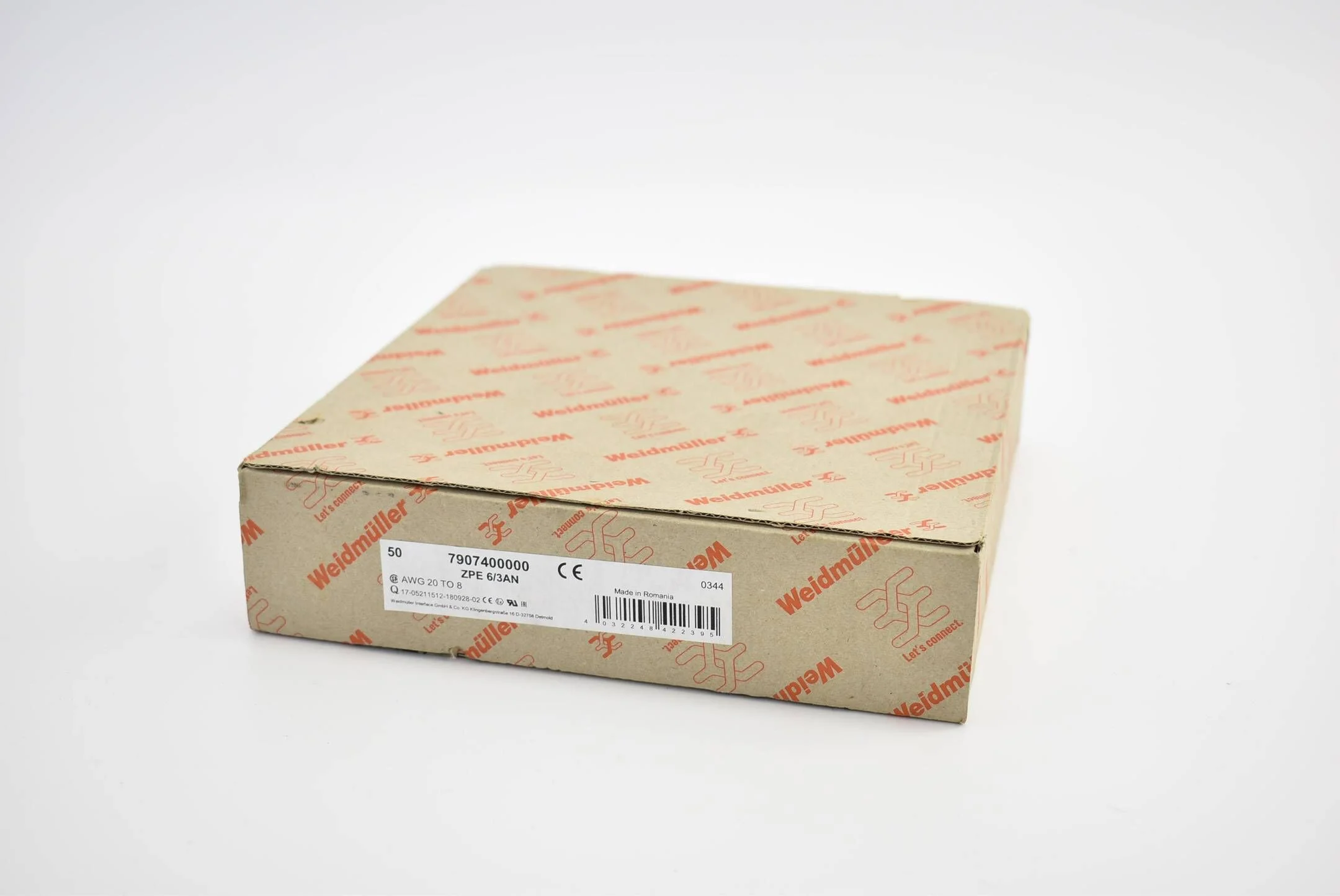 Weidmüller Reihenklemme 46 Stück 7907400000 ZPE 6/3AN