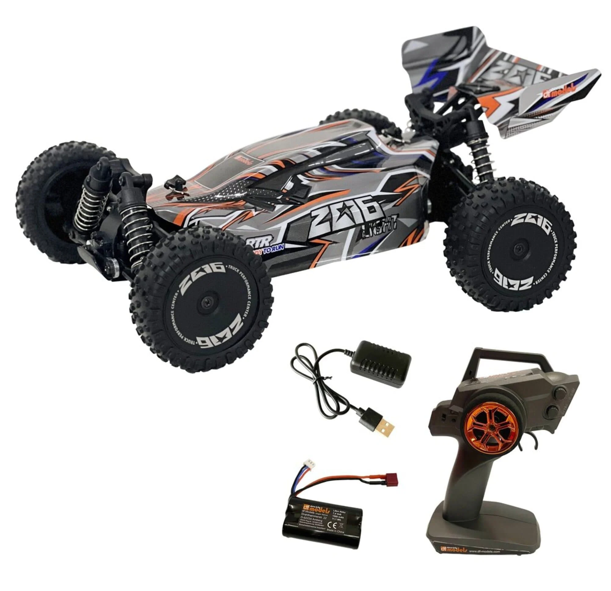 Z06 Light Race Buggy 1:14 RTR - 4WD RC Buggy mit 40 km/h und Dual-Rate Funktion