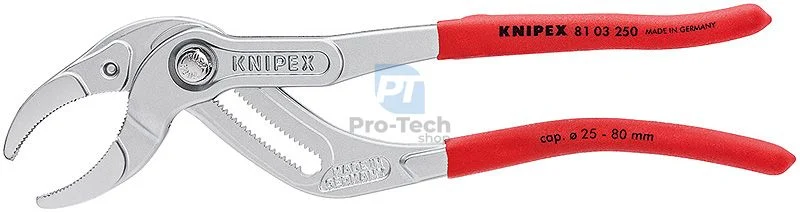 Zange für Siphons und Crimpzange für Verbinder, verchromt 250 mm KNIPEX 08359